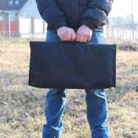 Чехол черный (оксфорд) для мангала-чемодана на 12 шампуров.