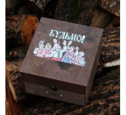 Автобармен, алкогольный наливатор на 4 рюмки с гравировкой (УФ печать).