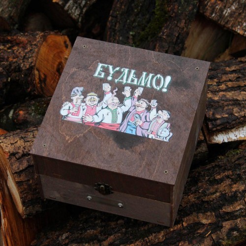 Автобармен, алкогольный наливатор на 4 рюмки с гравировкой (УФ печать).