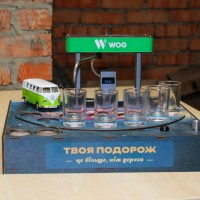 Наливатор АЗС на 7 рюмок (УФ печать) - Volkswagen T1
