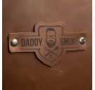 Кожаный фартук Daddy Smoke светло-коричневый.