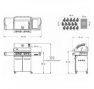 Газовый гриль Daddy Smoke Napoleon Legend 485 - LD485RSIBPSS-1