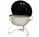 Угольный гриль Daddy Smoke Weber Smokey Joe Premium 37 см, слоновая кость