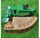 Наливатор BORO "Комбайнер" John Deere под 5 рюмок встроенным аккумулятором