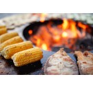 Гриль-мангал Smoke House HOLLA-GRILL-Open-Rust открытая тумба