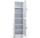 Шкаф медицинский металлический LITPOL Sml 310 для медикаментов 2-х дверный