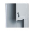 Металлический шкаф для одежды с Г-образной дверью Litpol Sul 41