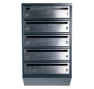 Ящик почтовый LEVMETAL Е1-05 F Антрацит
