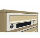 Скринька поштова LEVMETAL Е1-10 D Бежева-Слонова кістка