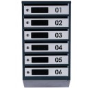 Ящик почтовый LEVMETAL ЯП06D Антрацитово-серый