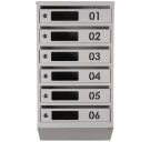 Скринька поштова LEVMETAL ЯП06D Сірий