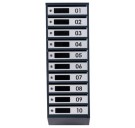 Ящик почтовый LEVMETAL ЯП10D Антрацитово-серый