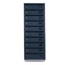 Ящик почтовый LEVMETAL ЯП10В Антрацитовый
