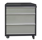 Тележка инструментальная LITPOL SzwN 301-S2B на 3 выдвижных ящика