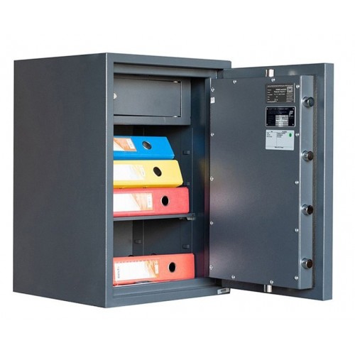 Вогнезламостійкий офісний сейф VALBERG Protector PLUS 65 EL T
