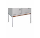 Скамейка выдвижная с подставкой для шкафа LEVMETAL ЛГ-7 600х370х800