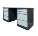 Верстак металлический двухтумбовый LITPOL Stw 326-2M2B/2M2B