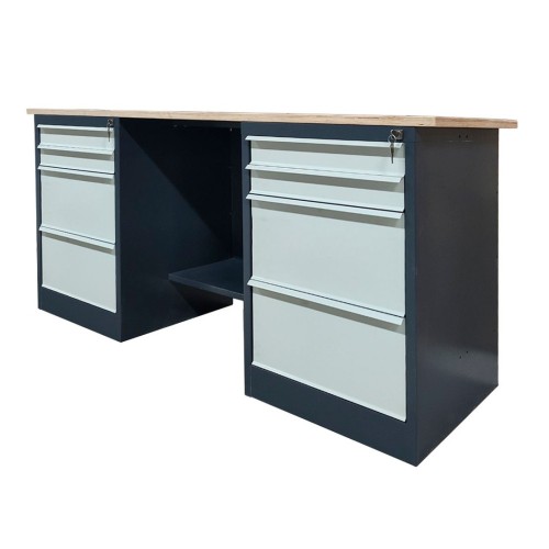 Верстак металлический двухтумбовый LITPOL Stw 326-2M2B/2M2B