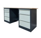 Верстак металлический двухтумбовый LITPOL Stw 326-2M2B/S2B