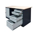 Верстак металлический двухтумбовый LITPOL Stw 326-3MSB/D
