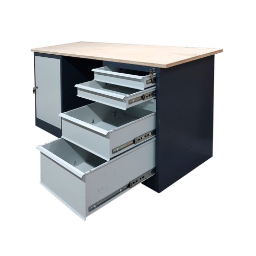 Верстак металлический двухтумбовый LITPOL Stw 326-3MSB/D