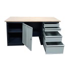Верстак металлический двухтумбовый LITPOL Stw 326-3MSB/D