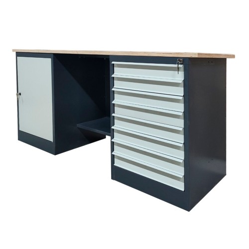 Верстак металлический двухтумбовый LITPOL Stw 326-8M/D