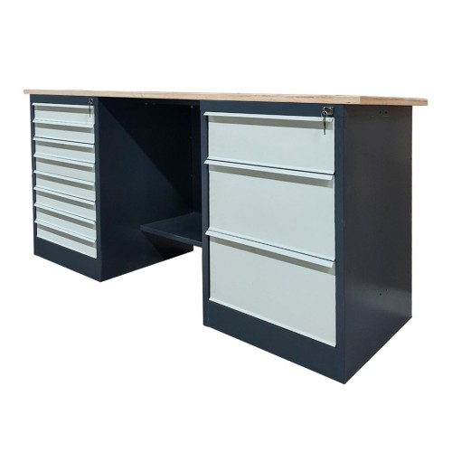 Верстак металлический двухтумбовый LITPOL Stw 326-8M/S2B
