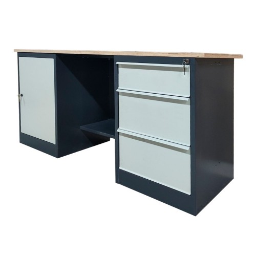 Верстак металлический двухтумбовый LITPOL Stw 326-D/S2B