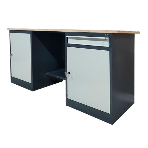 Верстак металлический двухтумбовый LITPOL Stw 326-D/МD