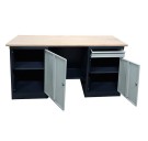 Верстак металлический двухтумбовый LITPOL Stw 326-D/МD
