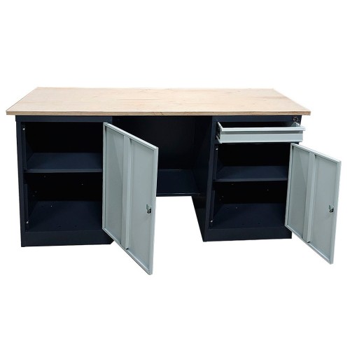 Верстак металлический двухтумбовый LITPOL Stw 326-D/МD