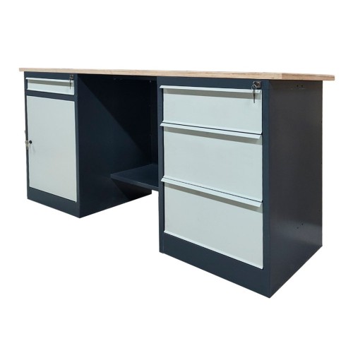 Верстак металлический двухтумбовый LITPOL Stw 326-МD/S2B