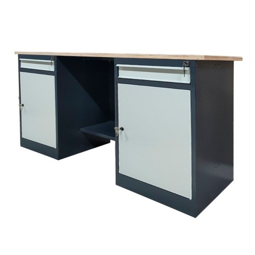 Верстак металлический двухтумбовый LITPOL Stw 326-МD/МD