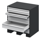 Инструментальная тумба для мастерской LITPOL Szw 305 6M2S