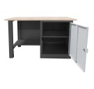 Верстак металлический однотумбовый LITPOL Stw 325/1200-D