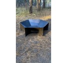 Костровая чаша Mzavod Аура 100х100х30см 4мм