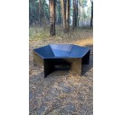 Костровая чаша Mzavod Аура 100х100х30см 4мм