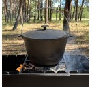 Котел туристический КТ-08 чугунный с крышкой 8л
