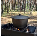 Котел туристический КТ-08 чугунный с крышкой 8л