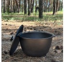 Котел туристический КТ-08 чугунный с крышкой 8л