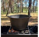 Котел туристический КТ-10 чугунный с крышкой 10л.