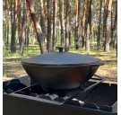 Сковорода WOK-08 чугунная с крышкой 8л.