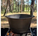 Котел туристический КТ-12 чугунный с крышкой 12л.