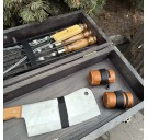 Подарочный набор Mzavod Мастер BBQ темная текстура