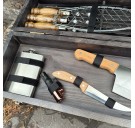 Подарочный набор Mzavod Мастер BBQ темная текстура
