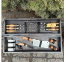 Подарочный набор Mzavod Мастер BBQ темная текстура