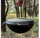 Котел азиатский КА-12КС чугунный с крышкой-сковородкой 12л