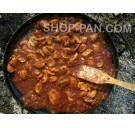 Сковорода с крышкой и съемными ручками для пикников.