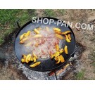 Сковорода для отдыха на природе 50 см с крышкой и чехлом.